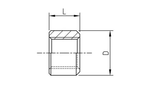 Svetsmuff ritning